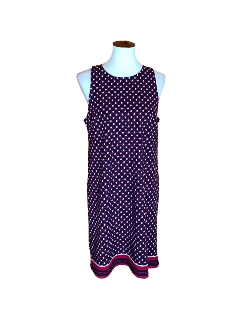 Banana Republic sleeveless dress with geometric print Size Medium